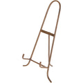 Bard's Antique Gold-toned Wrought Iron Easel, 15'' H x 9.25'' W x 6.5'' D