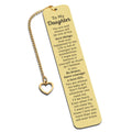 Valentines Daughter Gifts Daughter Bookmark 16-18 Sweet 16 Gifts For Girls Daughter Gifts From Mom 16Th 18Th Birthday Gifts For