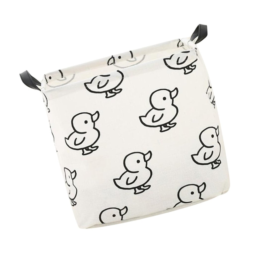 ZOOMELLA Folding Laundry Clothes Washing Storage Hamper Bag Basket Sorter Duck|Hampers|Home & Garden