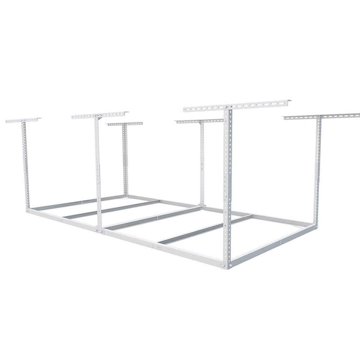 Fleximounts 4X8 Overhead Garage Storage Rack Without Decking, Garage Storage Organization System, Heavy Duty Metal Ceiling Stora