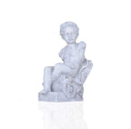 HomeRoots Decor 8-inch x 16-inch x 21-inch Boy Sitting - Statue