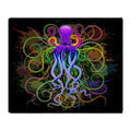 Cafepress Octopus Psychedelic Luminescence Throw Blanket Super Soft Fleece Plush Throw Blanket, 60'X50'