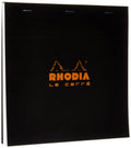 Rhodia Le Carre Head Stapled Pad, 210X210Mm, Square Ruling - Black