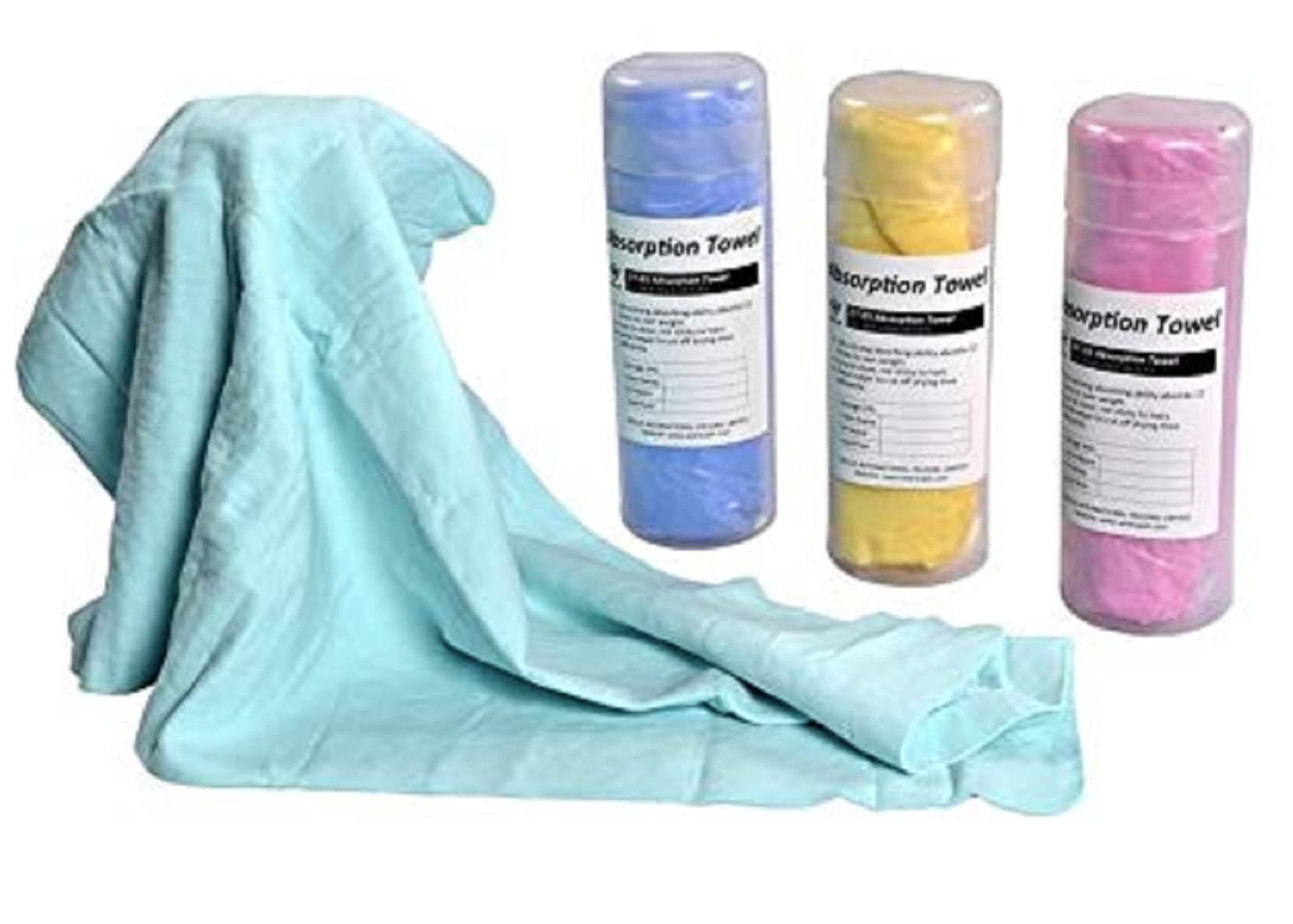 Rvpaws Super Absorbent Shammy Dog Towel | Quick Dry Eco Friendly Dog Bath Towel | Soft Pet Shower Towel | Cat Grooming Towel (Si