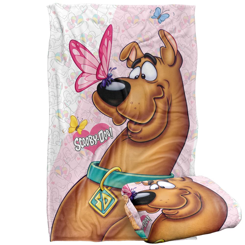 Scooby Doo Butterfly Silky Touch Super Soft Throw Blanket 36' X 58',Butterfly