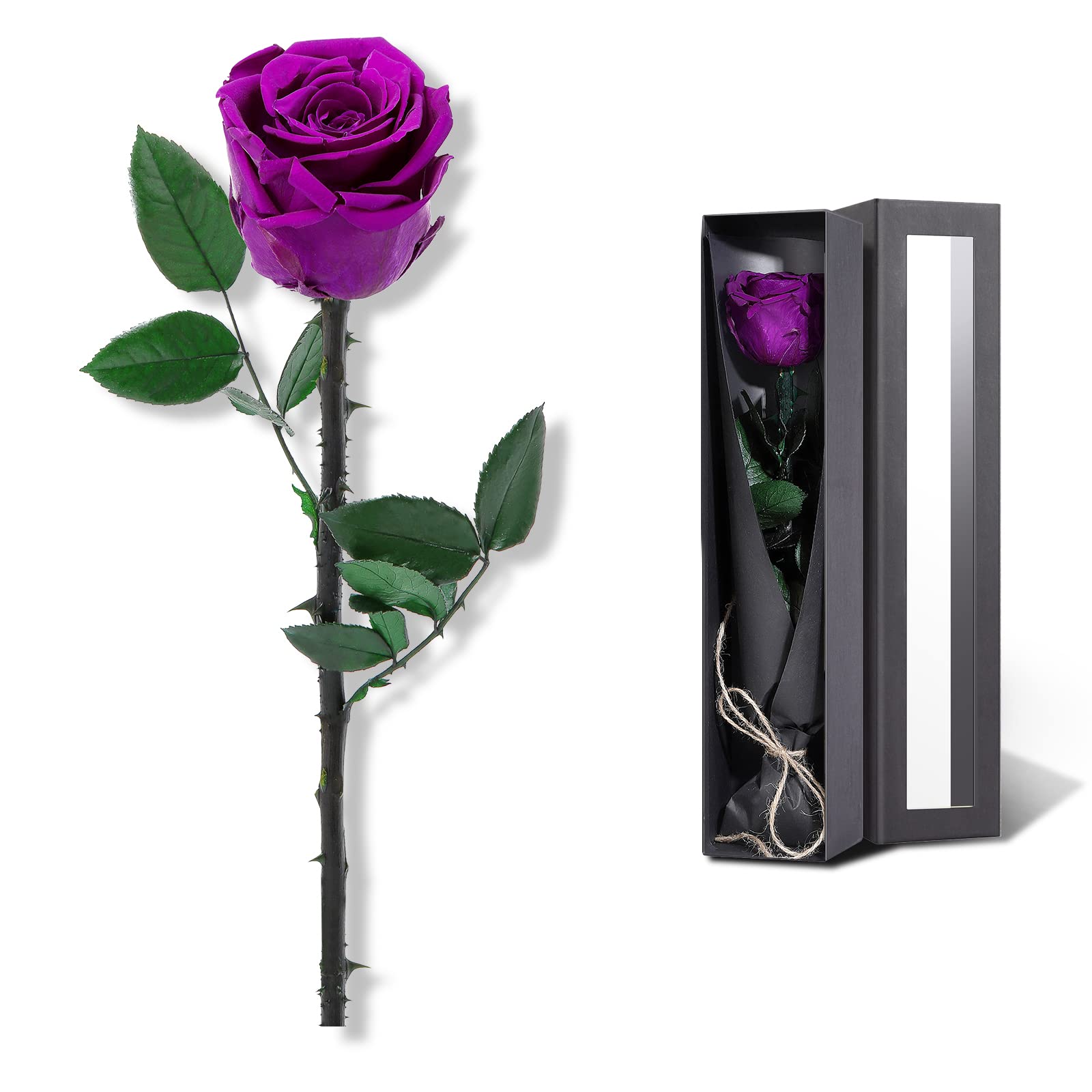 Mothers Day Rose Flower Gifts For Mom From Daughter And Son, Mom Gifts For Grandma, Birthday Gifts For Women, Preserved Rose, Pr