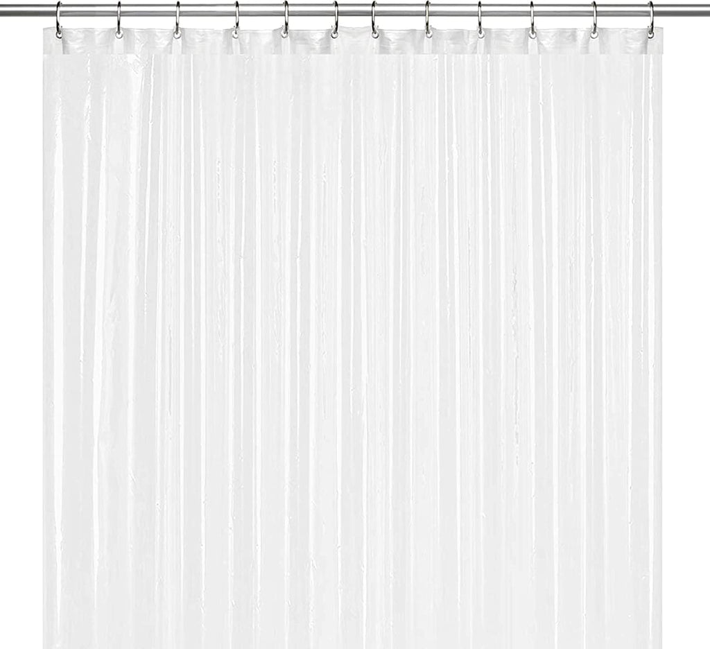 Liba Bathroom Shower Curtain - Waterproof Plastic Shower Curtain Premium Peva Non-Toxic With Rust Proof Grommets Frosted 10G Hea