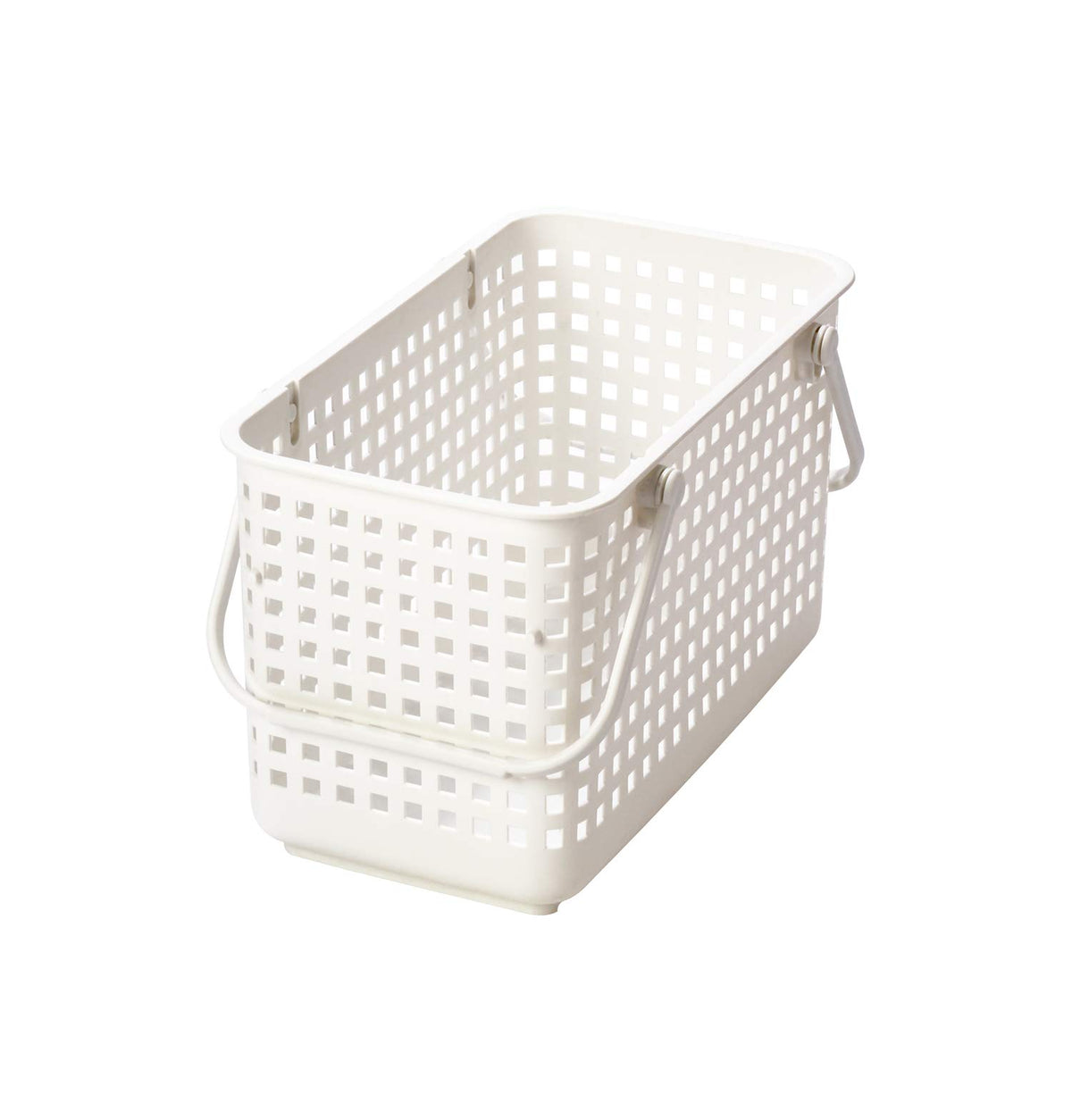 LIKEIT Laundry Laundry Storage with Handle, Stackable Laundry Basket (M) Approx. Width 10.9 x Depth 18.9 x Height 10.6 inches (