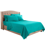 Clara Clark Full Sheets, 6 Piece Set - Hotel Luxury Sheets For Full Size Bed, Super Soft Bedding Sheets & Pillowcases, Full Size Sheets, Teal