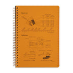 Topdrawer Romeo Japanese Notebook, Spiral Bound, B5 (6.9' X 9.8'), Dotted, 140 Pages