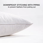 Ant-Home 16''X26'' Pillow Inserts Soft Feather Pillow Set Of 2 Indoor Decorative Sofa Down Pillows Bed Pillows Couch Pillow