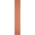 Nourison Positano Indoor/Outdoor Terracotta 2'2' X 10' Area Rug, Easy Cleaning, Non Shedding, Bed Room, Living Room, Dining Roo