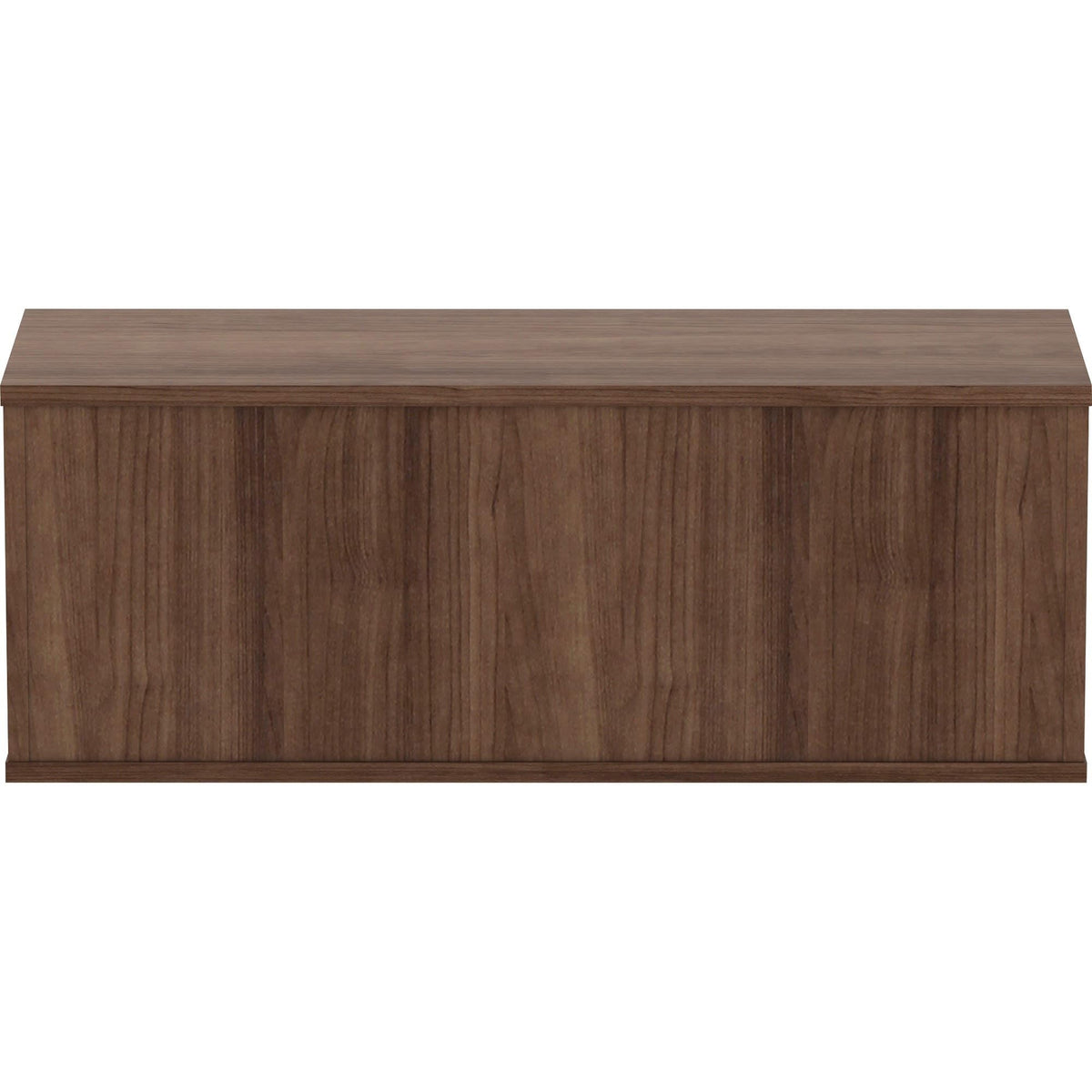 Lorell, Llr90280, Panel System Open Storage Cabinet, 1 Each, Walnut