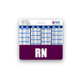 Rn Purple Badge Buddy Horizontal W/Height & Weight Conversions