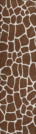 Addison Rugs Safari Asf34 Coffee Washable 2'3" X 7'6" Indoor Outdoor Hallway Runner Rug, Stain Resistant Washable Kitchen Area Carpet For Bathroom, Entry, Patio, Laundry And Bedroom Rug