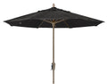 Fiberbuilt Umbrellas 9Mcrcb-8601 Market Umbrella, 9' Diameter Marine Grade Canopy, Black