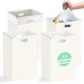 SARDVISA 13 Gallon Disposable Trash Cans with Handles, Extra Large Portable Collapsible Garbage Cans with Waterproof, Recycled R