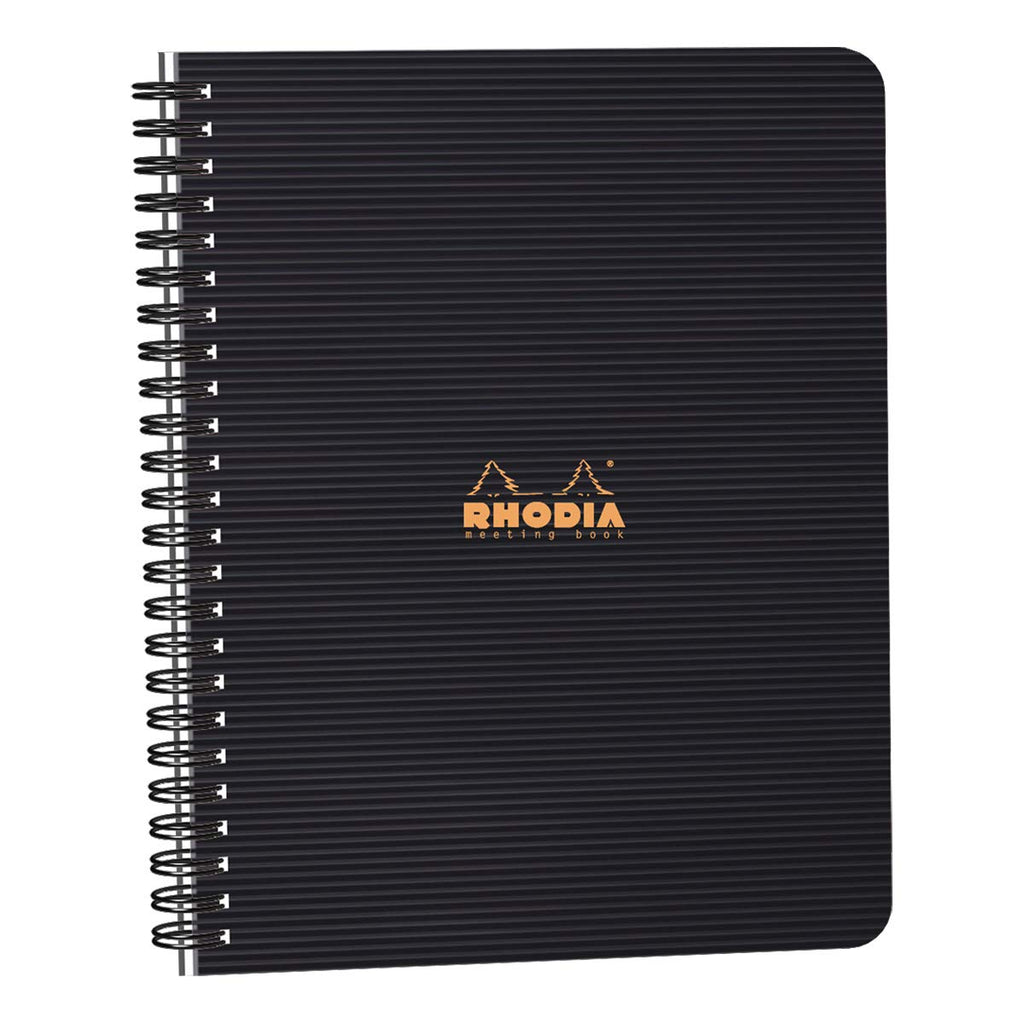 Rhodia Pp Wirebound Meeting Book, A5, Black, (119941C)