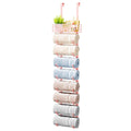 HapiRm Over Door Towel Rack - 9-Tier Wall Mount Towel Holder Storage Organizer with Metal Shelf Storage Basket for Small Bathroo