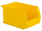 Hudson Exchange 9-1/2'' x 6'' x 5'' Plastic Stackable Storage Bin and Hanging Container (Yellow)