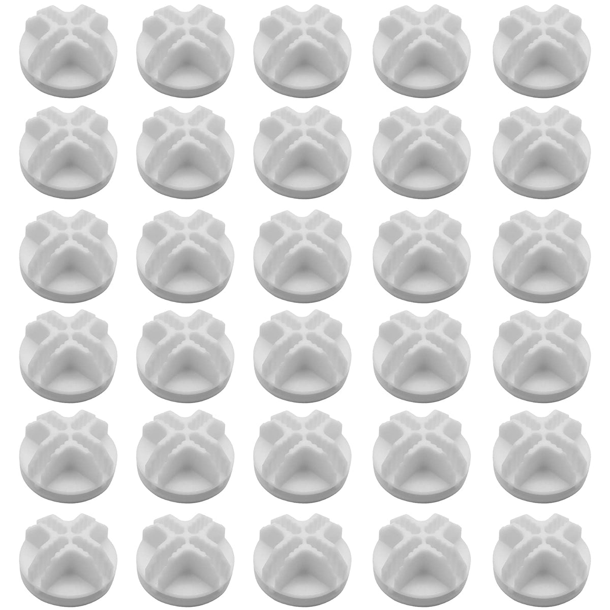 Kyuionty 30Pcs Wire Cube Connectors Plastic Grid Cube Organizer Connector For Modular Closet Storage Organizer & Wire Shelving (