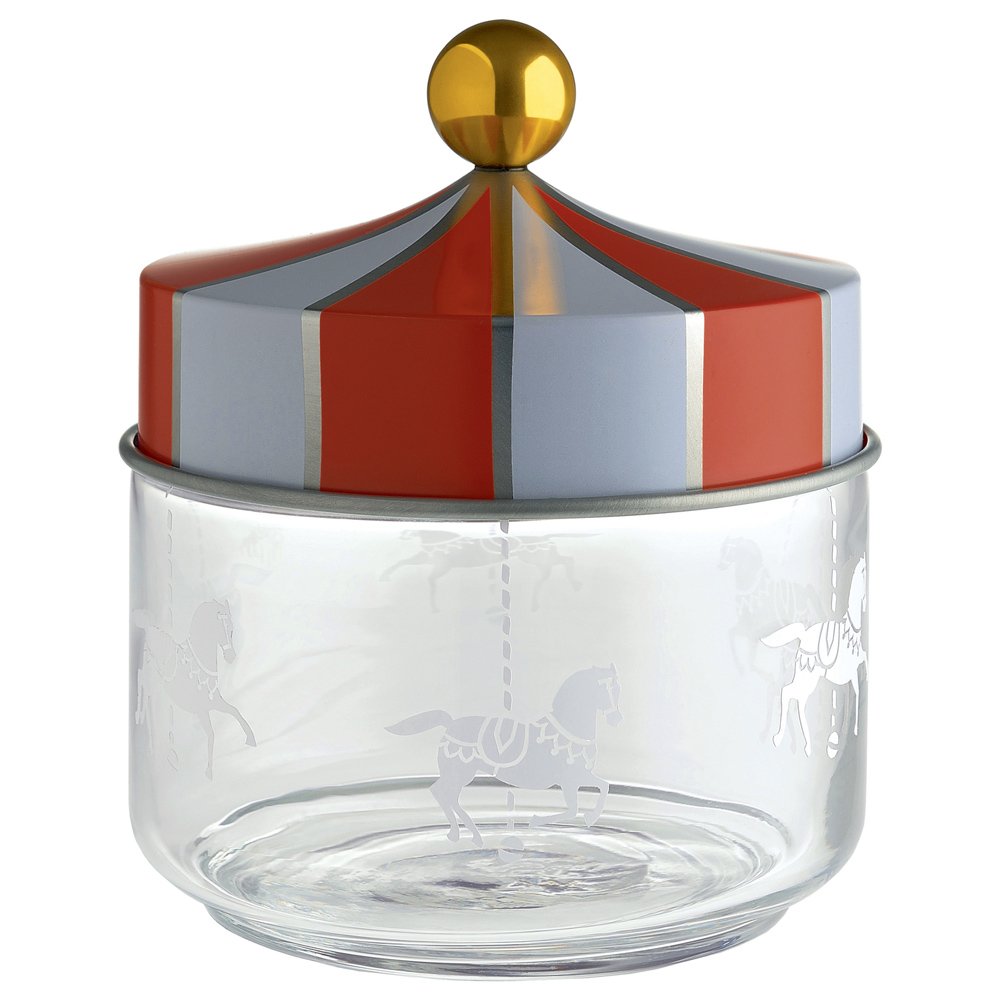 Alessi Decorative Circus Jar, MW/30/50, Multicolor