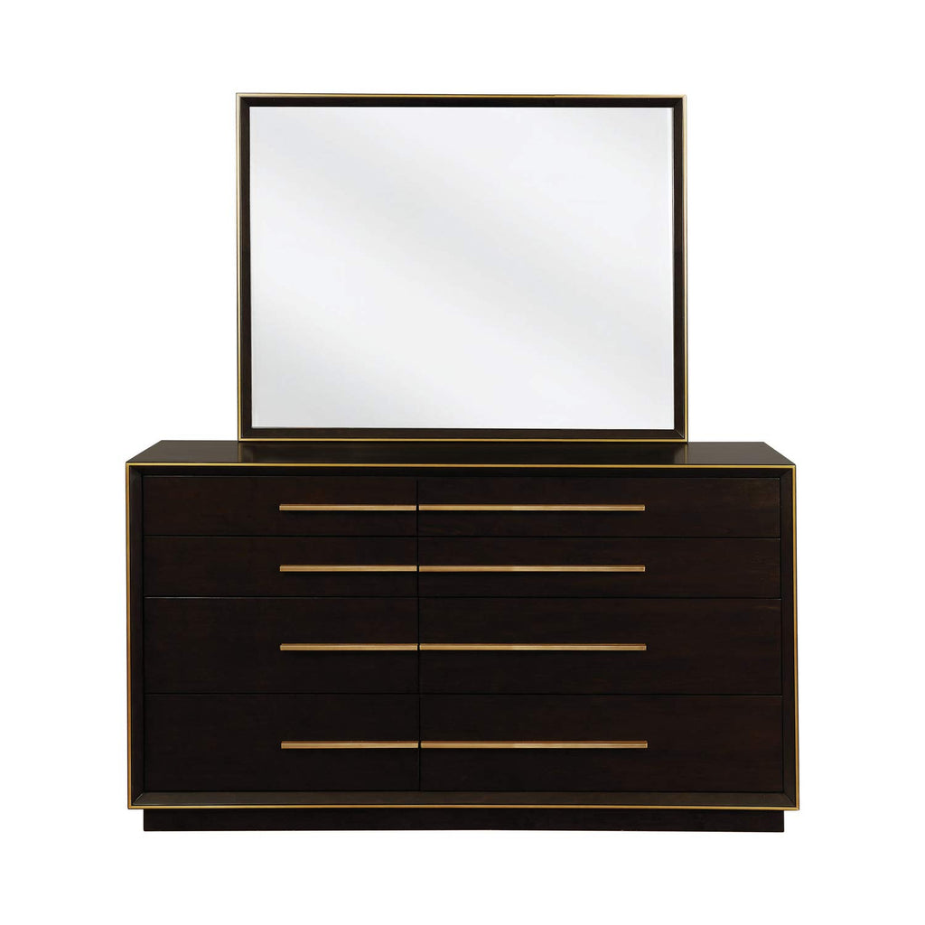 Coaster 215714 Ingerson Mirror, Smoked Peppercorn