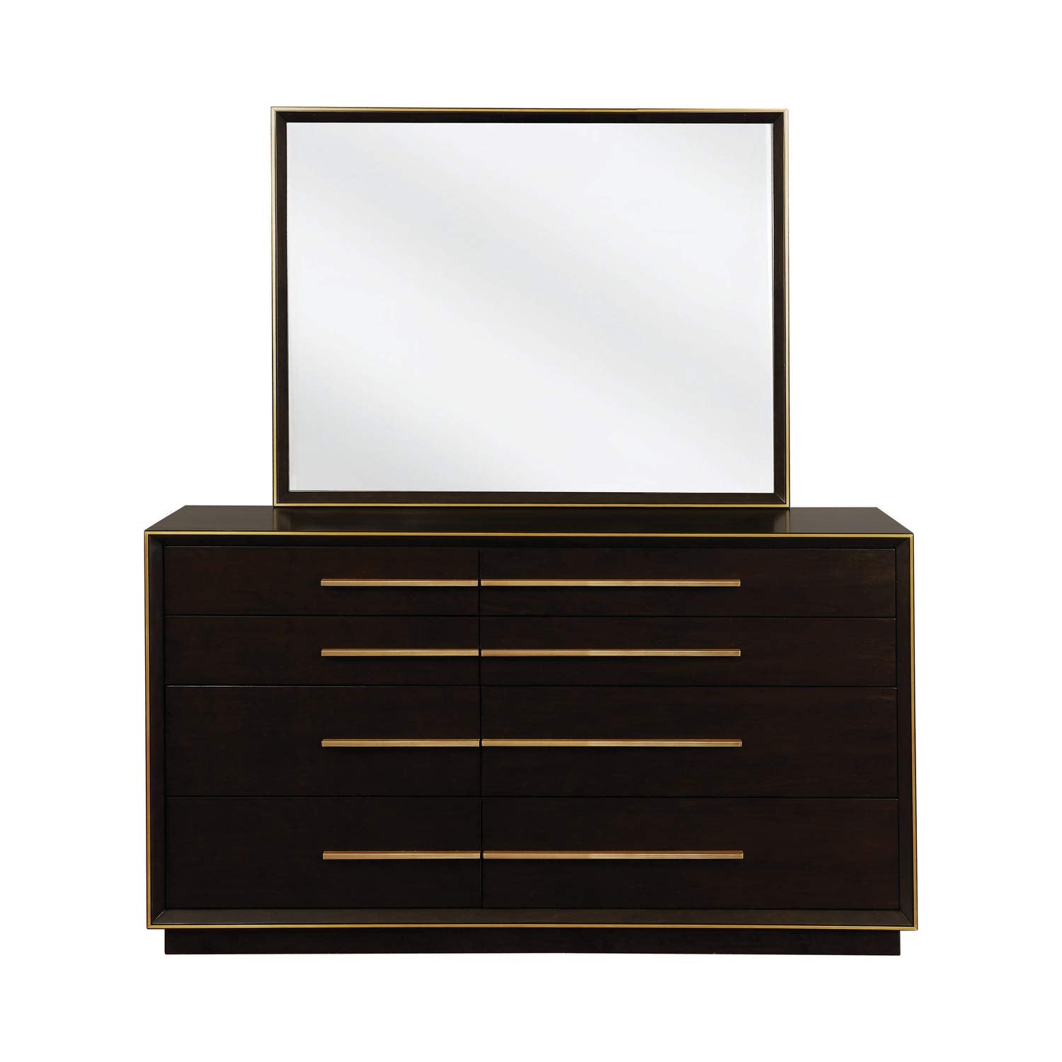 Coaster 215714 Ingerson Mirror, Smoked Peppercorn