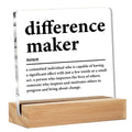 Difference Maker Gifts for Coach Mentor Leader Boss Teacher, Thank You Gifts for Women Men Employee Appreciation Gifts for Cowor