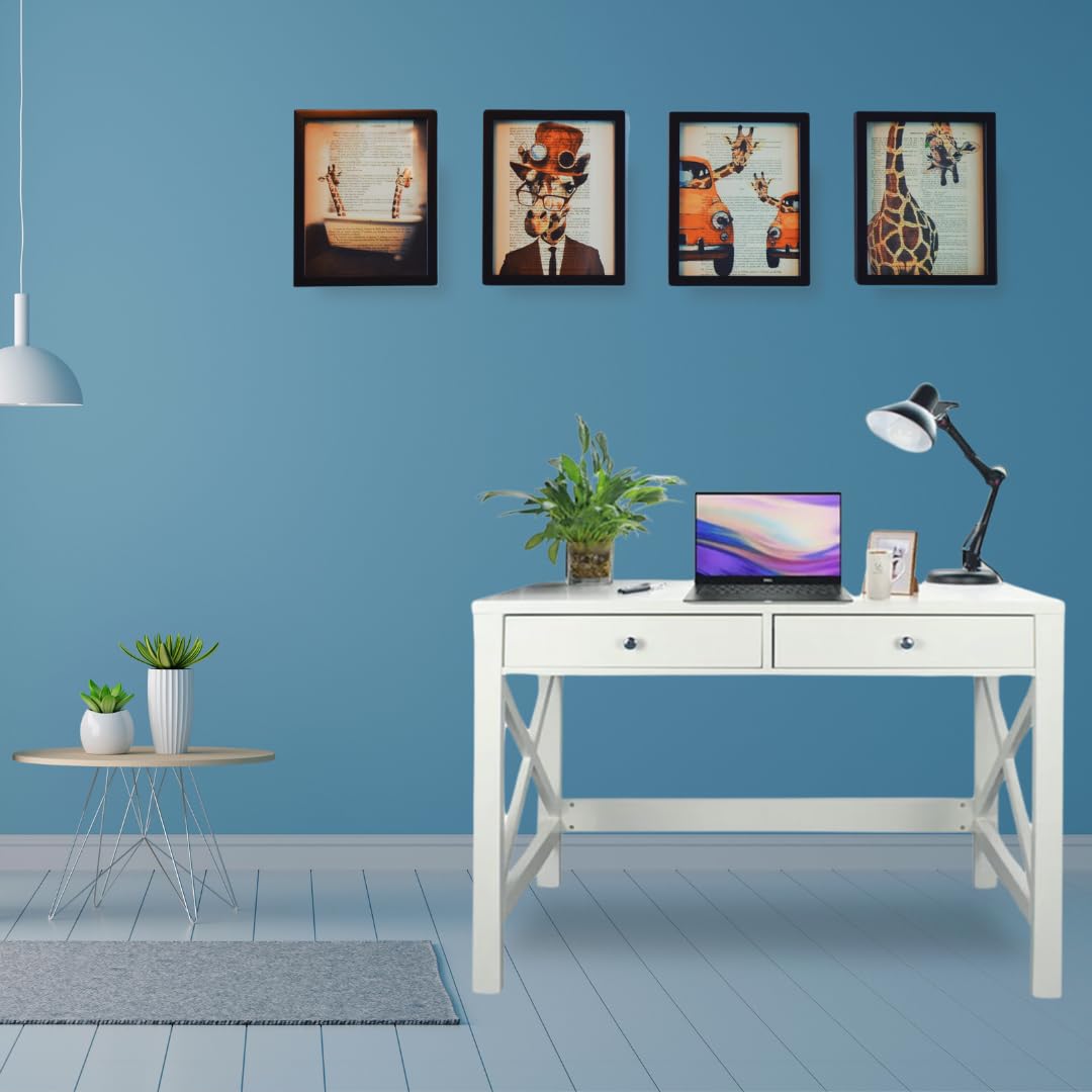 Guarented Orion Wooden Study Table For Kids Study/Home Office With Storage Drawers For All Your Stationary, Study And Work Essen