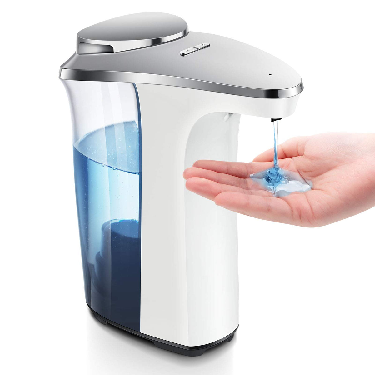 Automatic Liquid Soap Dispenser, Upgraded 17Oz Touchless Soap Dispenser For Kitchen Bathroom, 5 Adjustable Control Dispensing Le
