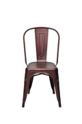 Commercial Seating Products Oscar Metal Dining Chairs, Rose Gold