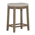 Claridge  Linen Striped Counter Stool