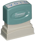 Xstamper(R) One-Color Title Stamp, Pre-Inked, 'Void', Blue