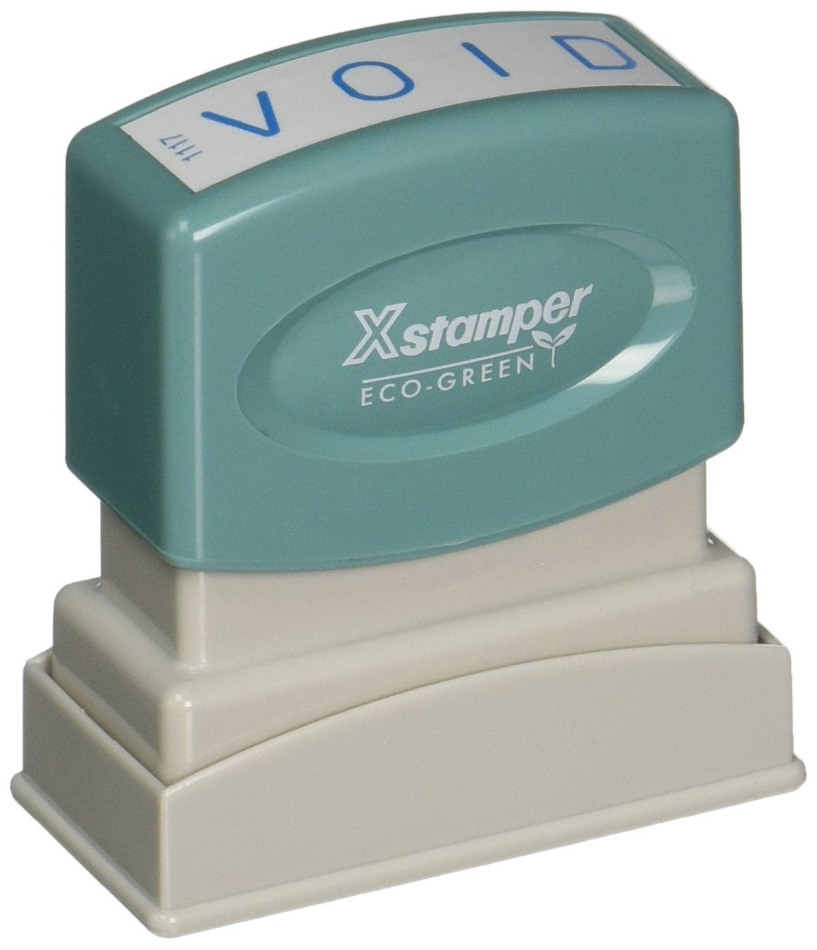 Xstamper(R) One-Color Title Stamp, Pre-Inked, 'Void', Blue