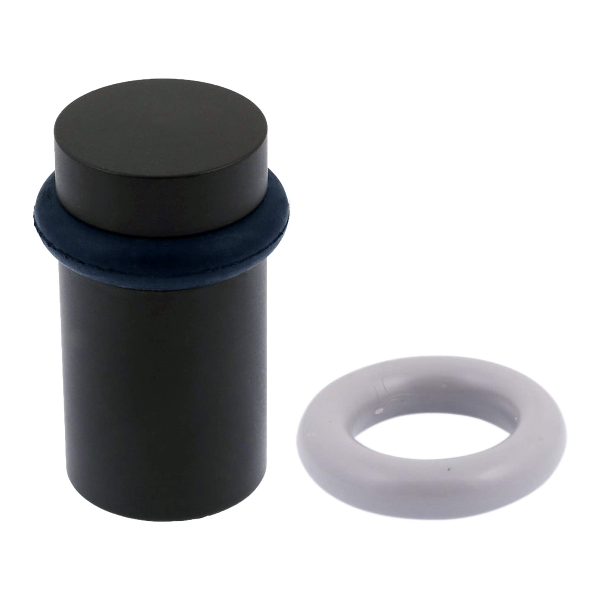 Idh By St. Simons 2-1/4 In. Flat Top Door Stop In Matte Black - 13087-019