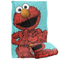Sesame Street Elmo Painted Officially Licensed Silky Touch Super Soft Throw Blanket 36' X 58'