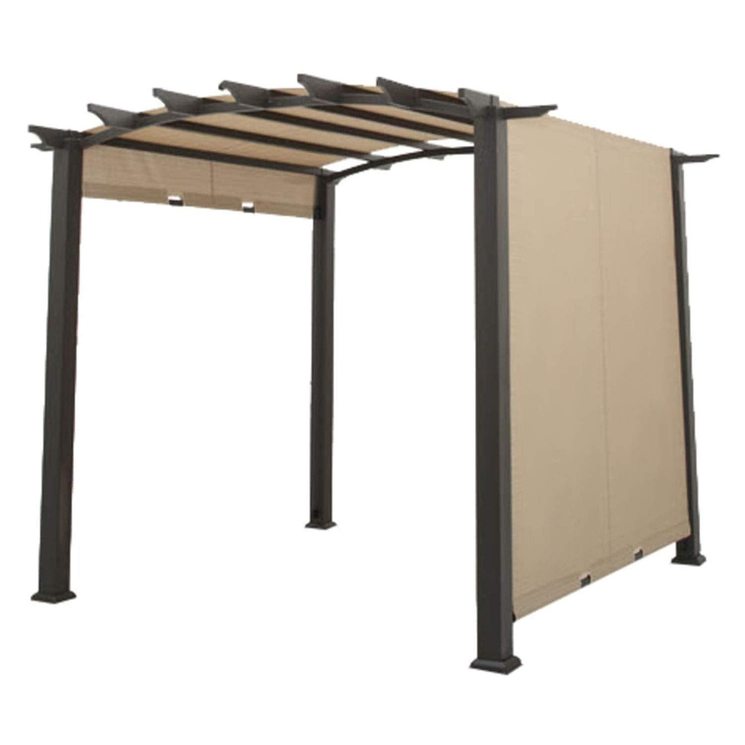 Garden Winds Replacement Canopy Top Cover For Arched Pergola With Sliding Canopy - Riplock 350