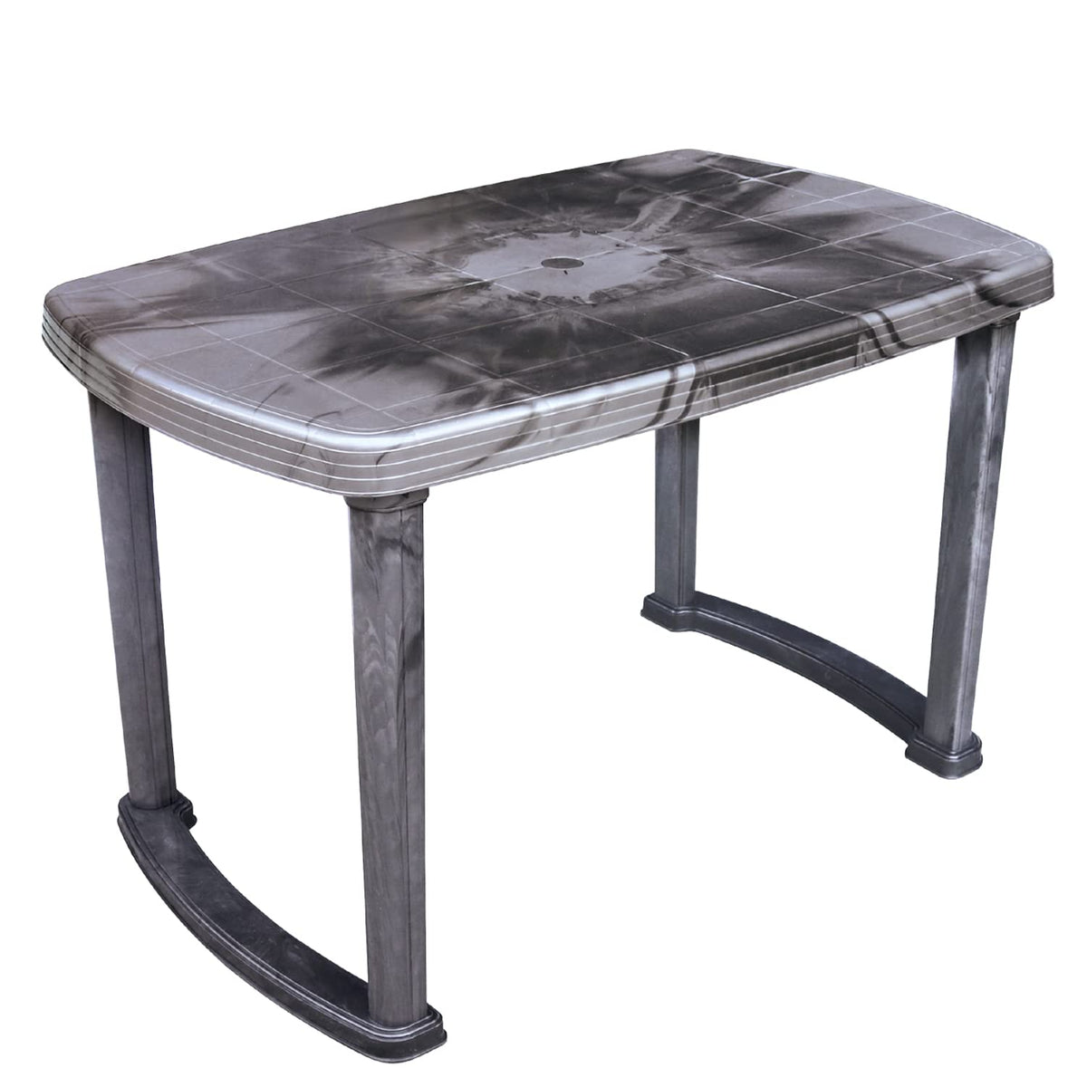 Maharaja Rectangular 4 Seater Virgin Plastic Dining Table For Dining Room|Indoor & Outdoor| Home Office|Hotel, Cafe And Restaura