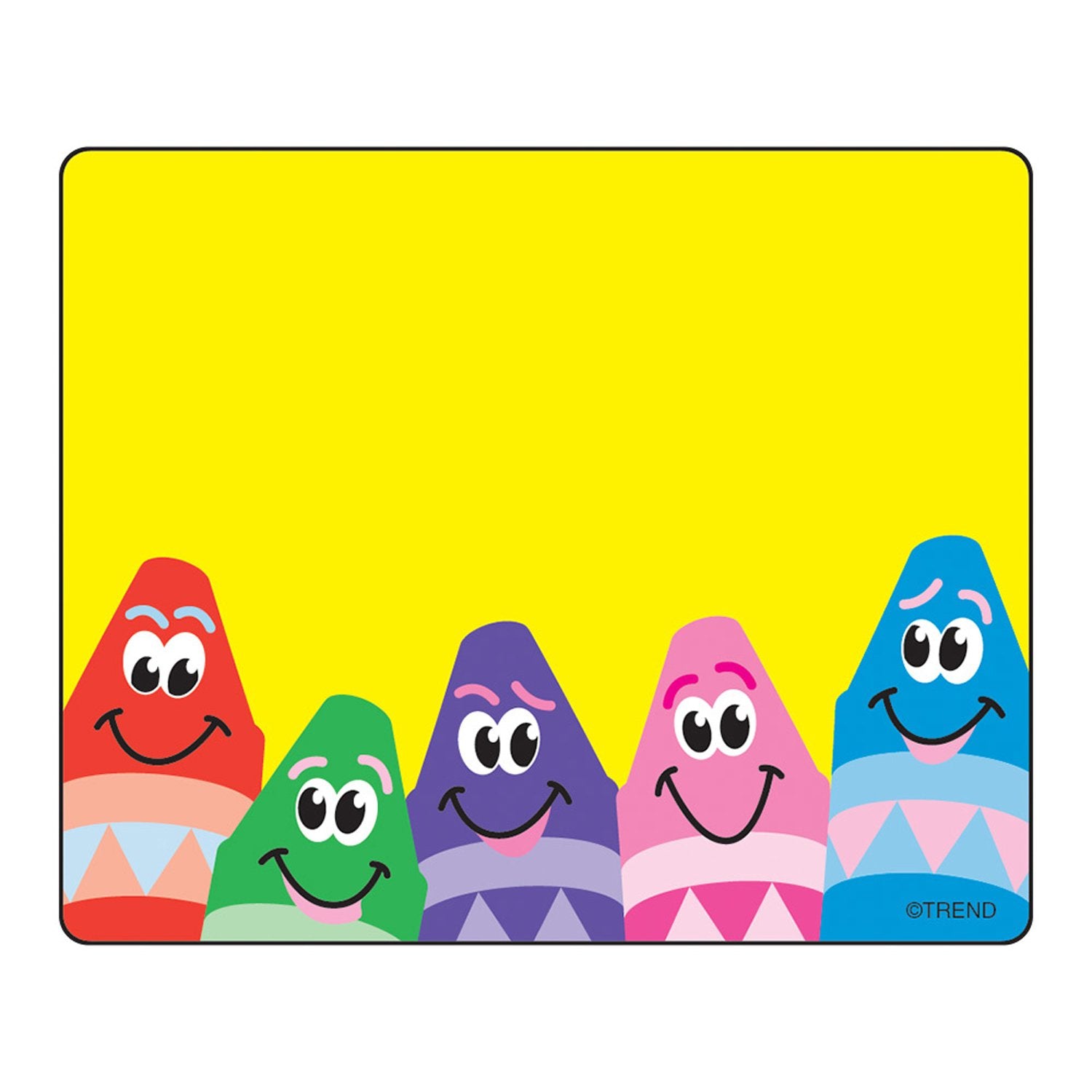 Trend Enterprises, Inc. Colorful Crayons Terrific Labels, 36 Ct