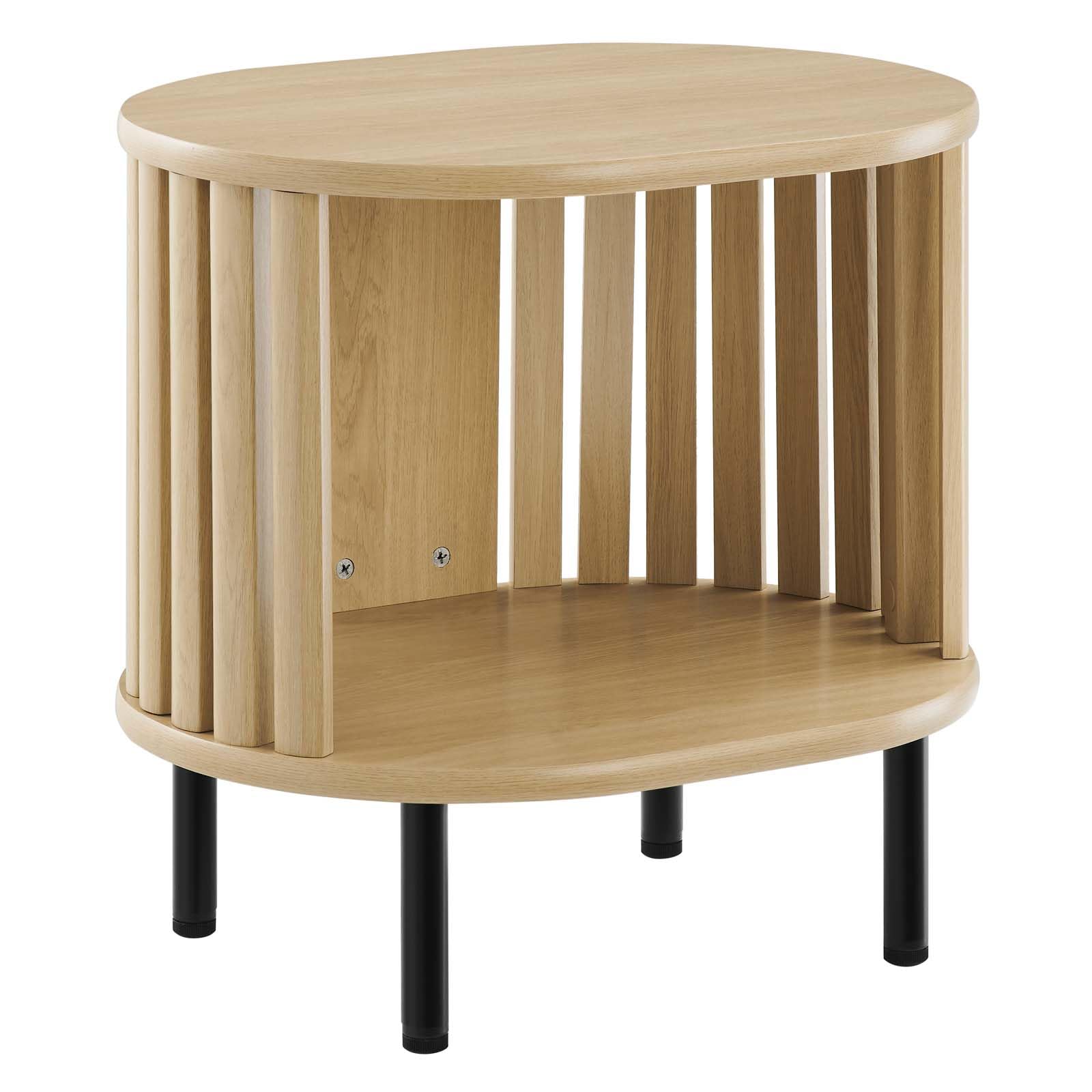 Modway EEI-6523-OAK Fortitude Side Table, Oak