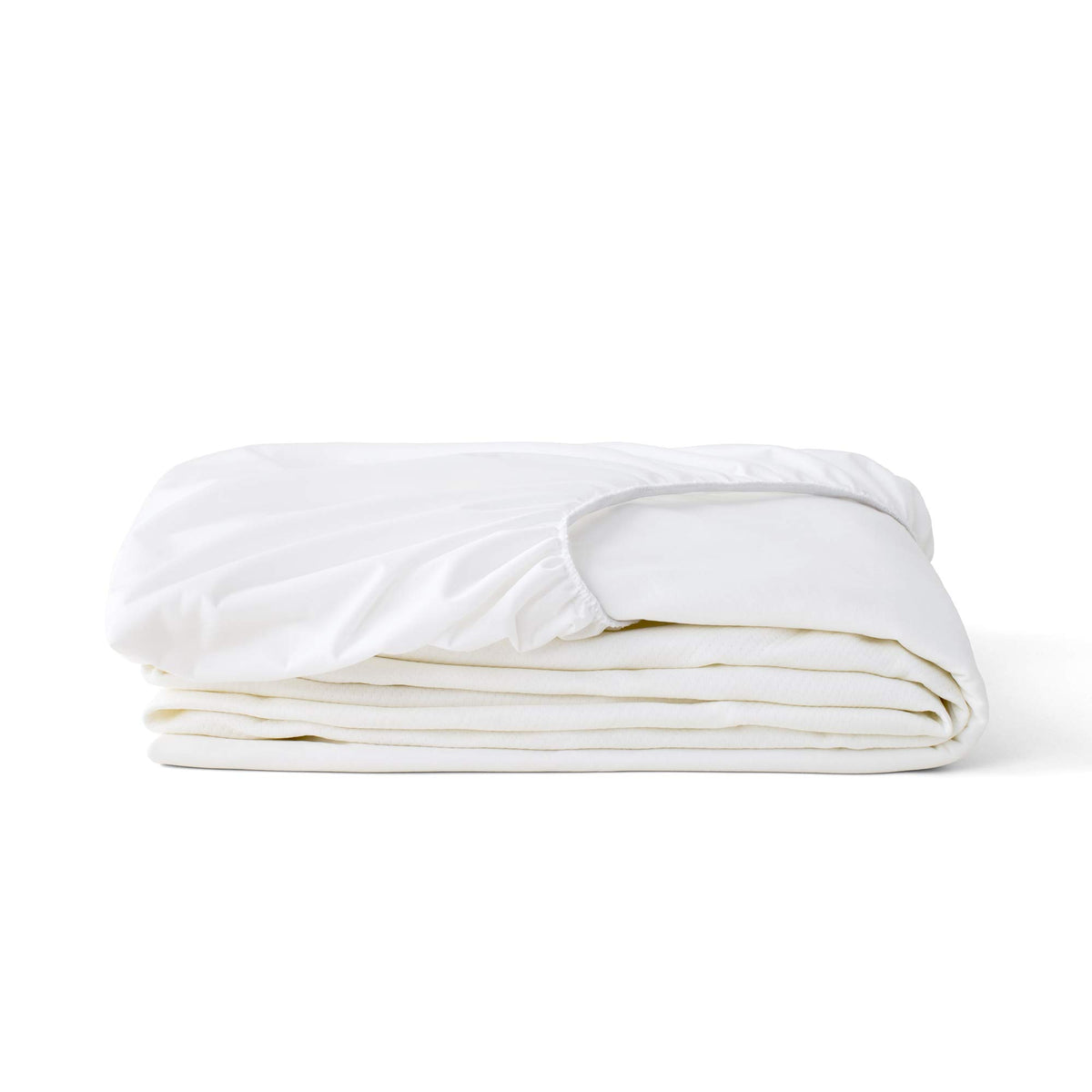Tuft & Needle Full Mattress Protector - Waterproof, Liquid-Proof, Sleeps Quiet, Fitted Sheet Style, Soft And Comfortable, White