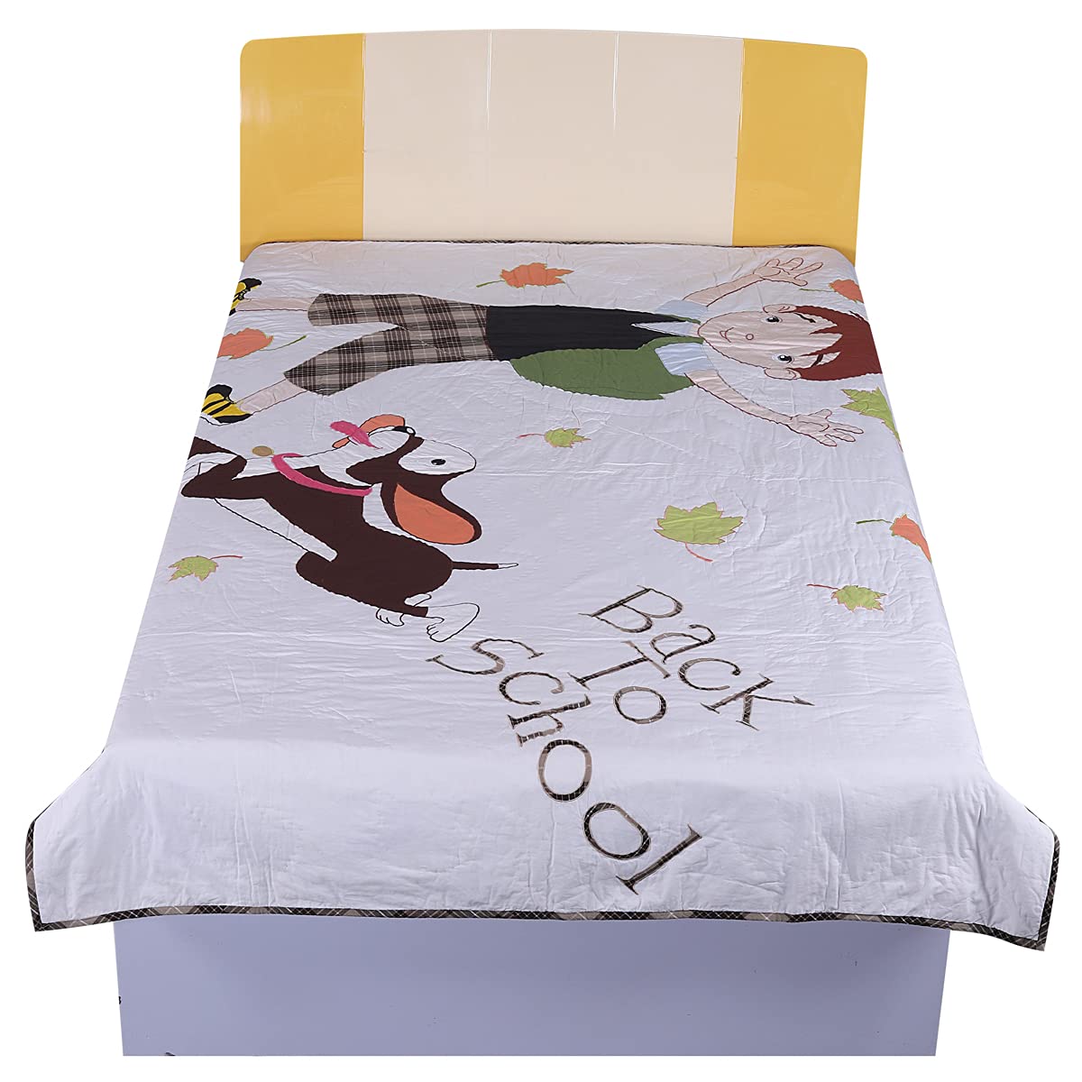 Hugs N Rugs Trending Home Collection Cotton Fabric Single Comforter Patch Work  200Tc