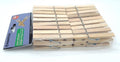Essentials 36 Count Wood Clothespins with Spring