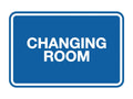Signs Bylita Classic Changing Room Sign (Blue) - Large