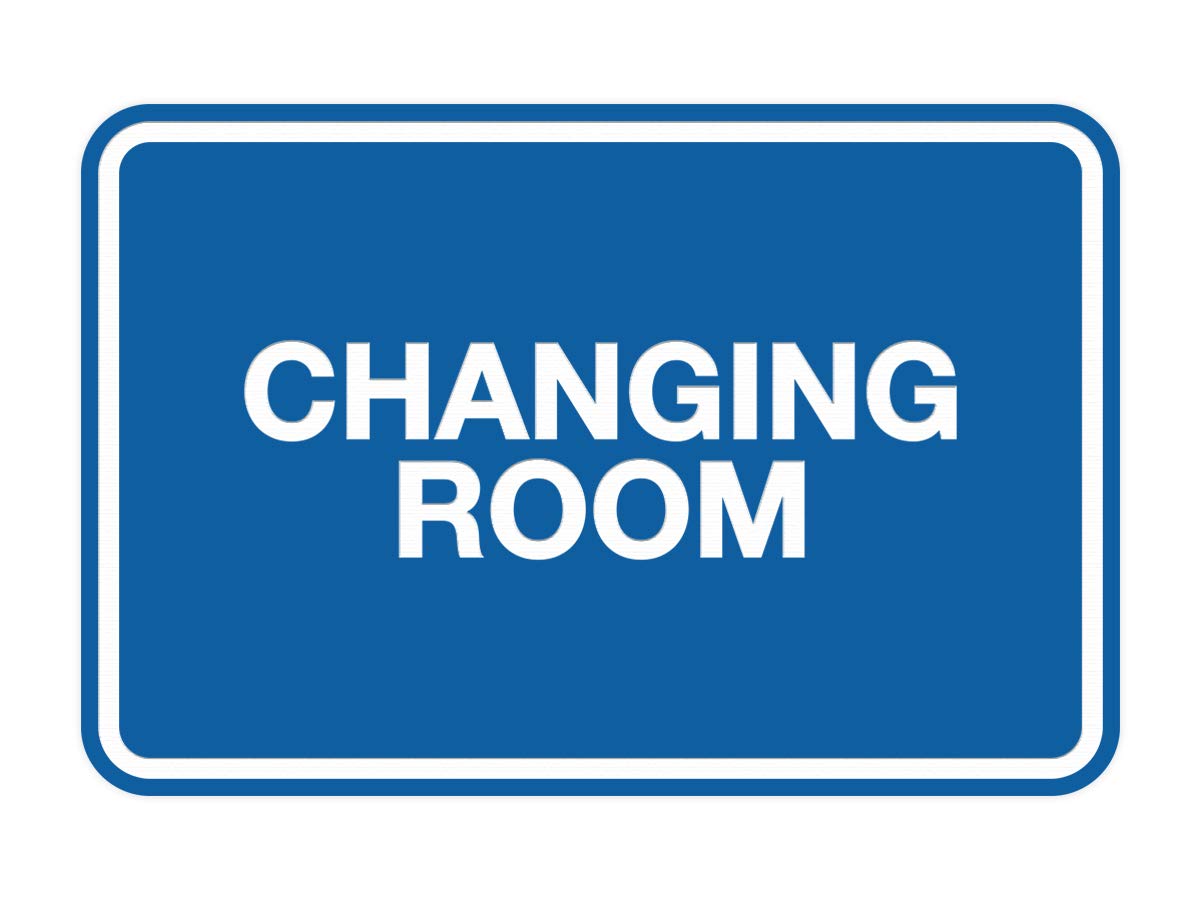 Signs Bylita Classic Changing Room Sign (Blue) - Large