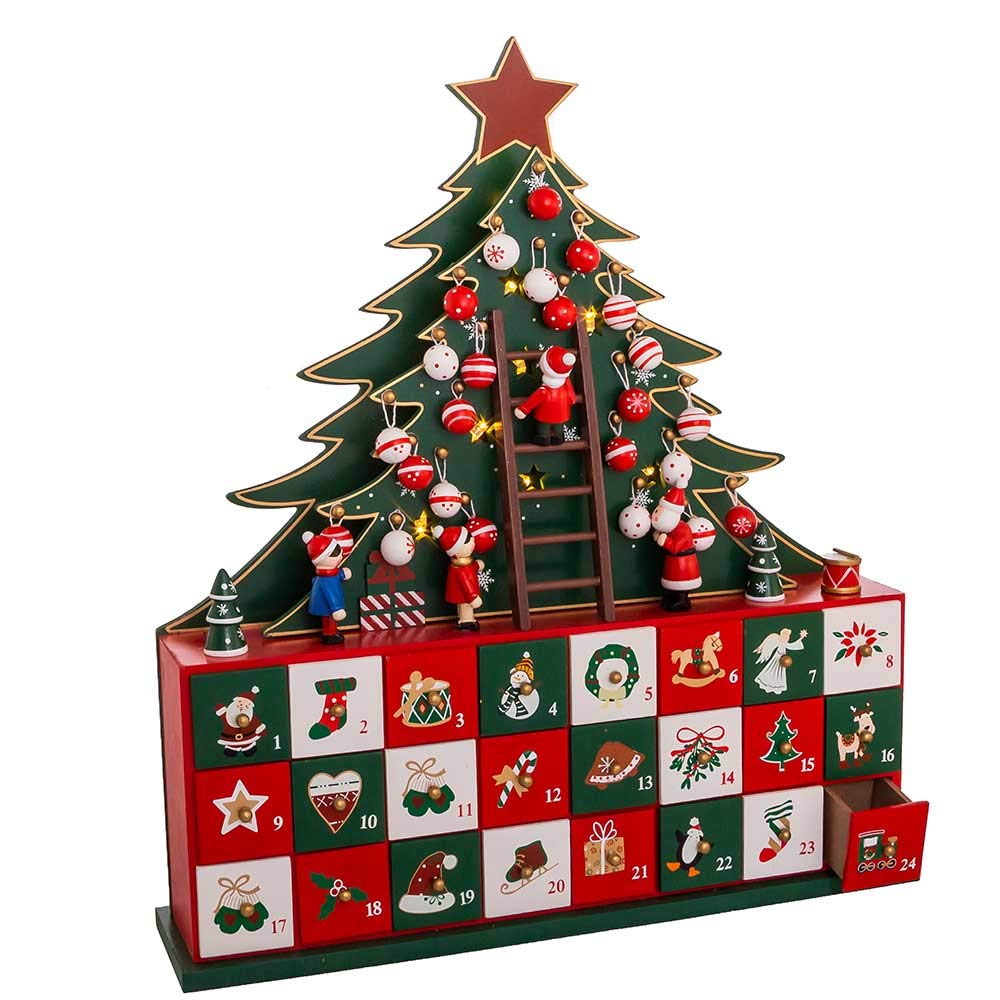 Kurt S. Adler D4035 Advent Calendar, Multi-Colored