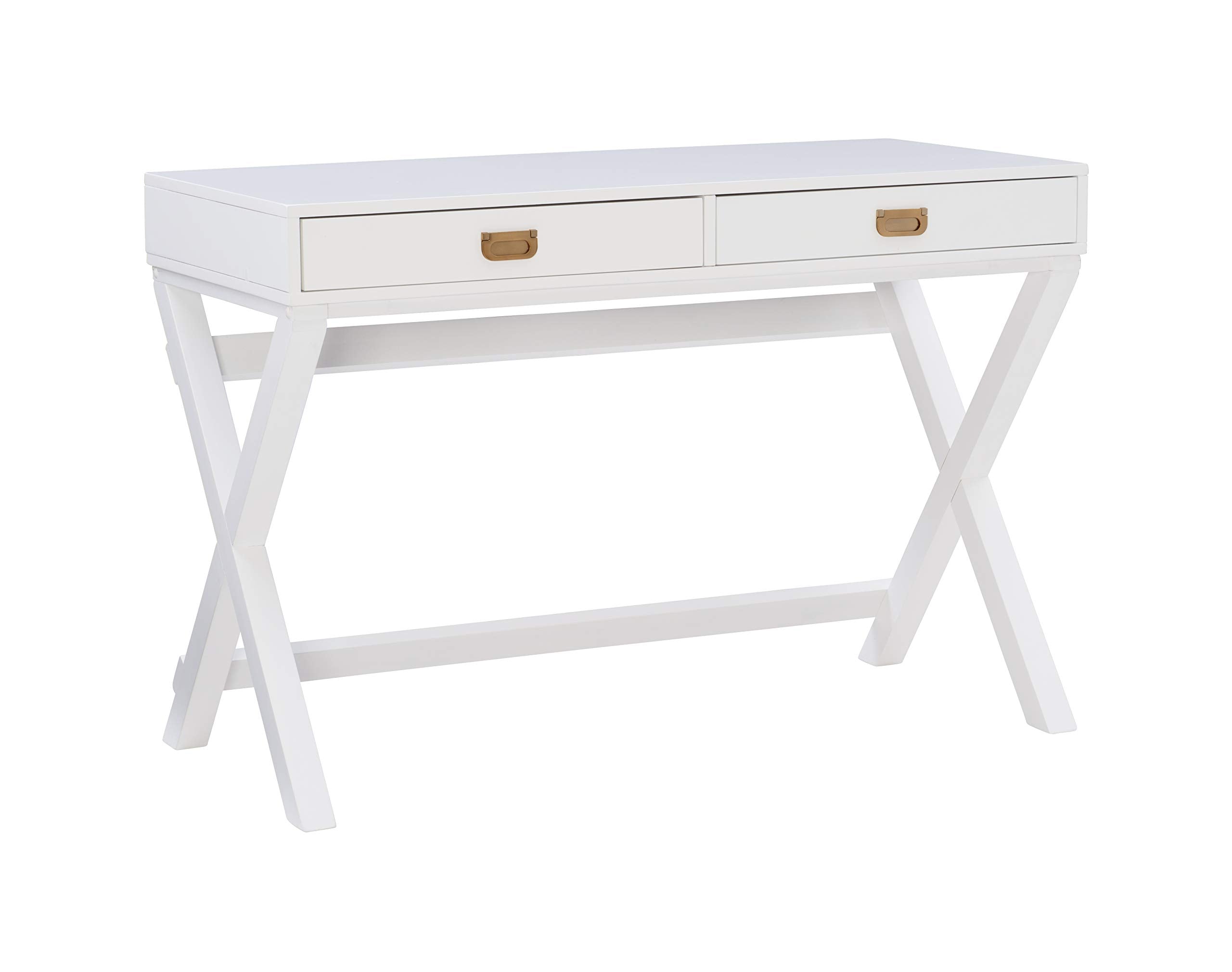 Linon Desk, White, 44W x 20D x 30H