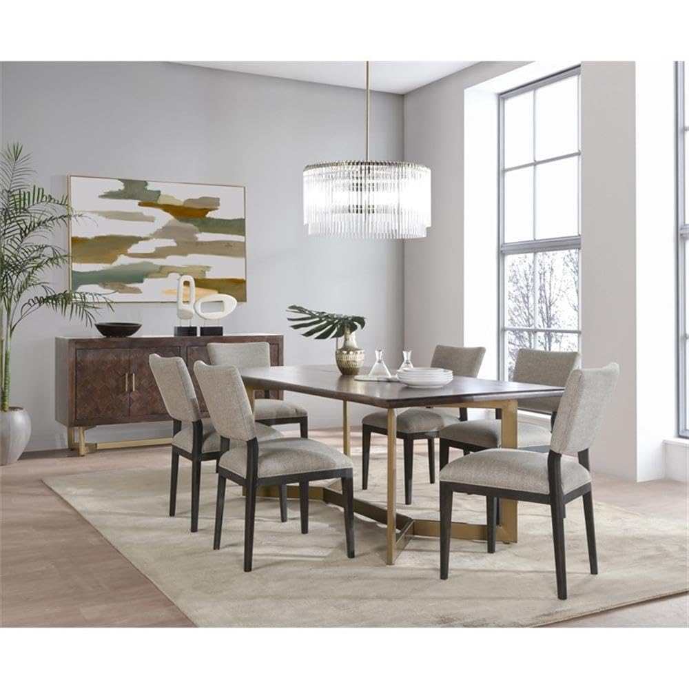 Kosas Home Kensie Dining Table, Brown