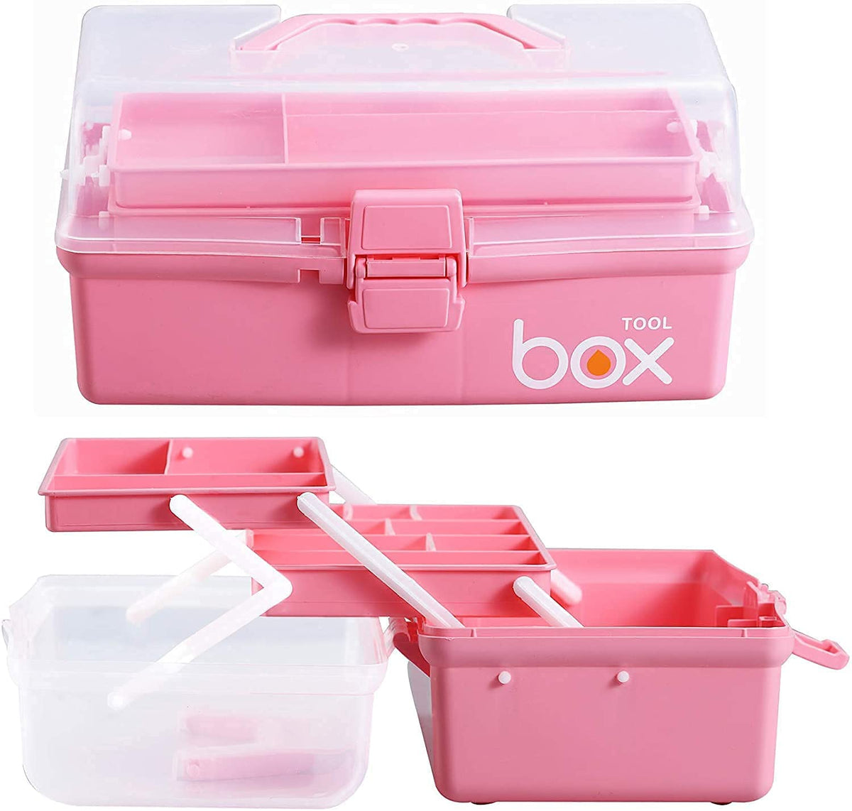 Aekatray ThreeLayer Multipurpose Storage Box Organizer